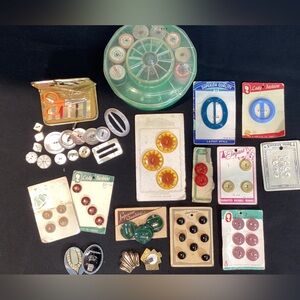Assorted Sewing Button Set with Vintage Flair